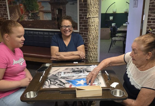 Members enjoying a game together